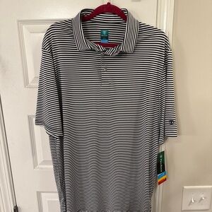 New Pro Tour Cool Play Men's LT GOLF POLO Short-sleeve 3-button. Strips